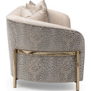 ID: 86124 AICO Michael Amini Lisbon Sofa - Opal Gold - Furniture Now (CA)