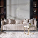 ID: 86124 AICO Michael Amini Lisbon Sofa - Opal Gold - Furniture Now (CA)