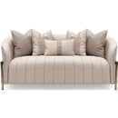 AICO Michael Amini Lisbon Loveseat - Opal Gold - Furniture Now (CA)