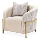 AICO Michael Amini Lisbon Chair in Opal Gold - Furniture Now (CA)