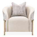 AICO Michael Amini Lisbon Chair in Opal Gold - Furniture Now (CA)