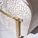 AICO Michael Amini Lisbon Chair in Opal Gold - Furniture Now (CA)