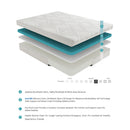 MT-G10CK - 10" California King Gel-Infused Memory Foam Mattress