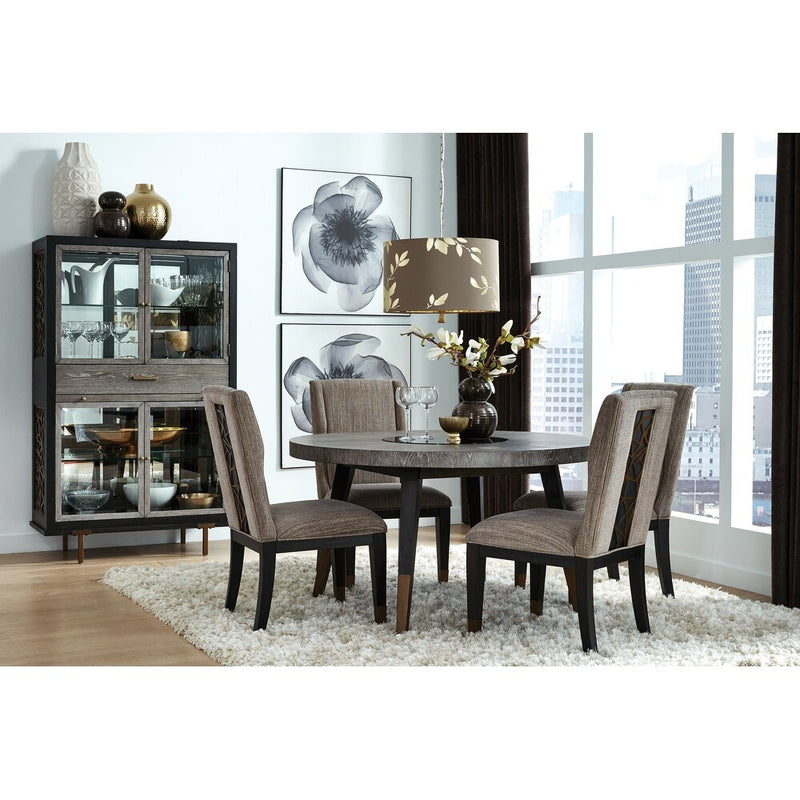 TRANSITIONAL 5-PIECE DINING SET Ryker Dining Collection by Magnussen Home SKU: D5013-66x2+D5013-24x1