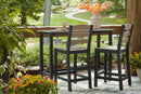 Shoreline Beach Outdoor Counter Table and 2 Barstools