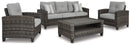 Cloverbrooke Nuvella 4 Piece Outdoor Conversation Set - Furniture Now (CA)