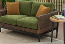 Horizon Hall Outdoor Loveseat with Cushion - Furniture Now (CA)