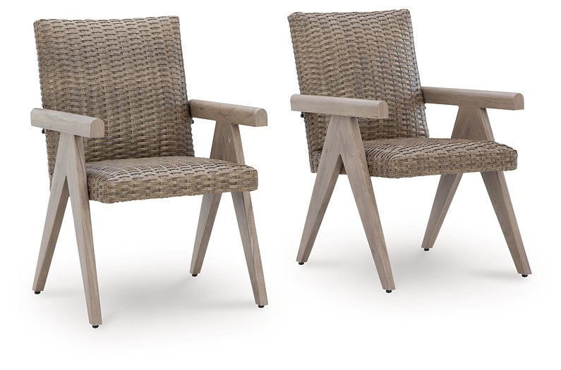 Cliff Trails Outdoor Arm Chair (Set of 2) - Furniture Now (CA)