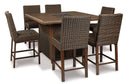 Signature Design by Ashley Paradise Trail P750 7 pc Outdoor Dining Set - Furniture Now (CA)