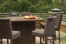 Signature Design by Ashley Paradise Trail P750 7 pc Outdoor Dining Set - Furniture Now (CA)