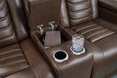 High Impact Power Reclining Loveseat with Console - Furniture Now (CA)