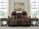 High Impact Power Reclining Loveseat with Console - Furniture Now (CA)
