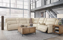 Double Deal Reclining Sectional with 2 Consoles - Furniture Now (CA)