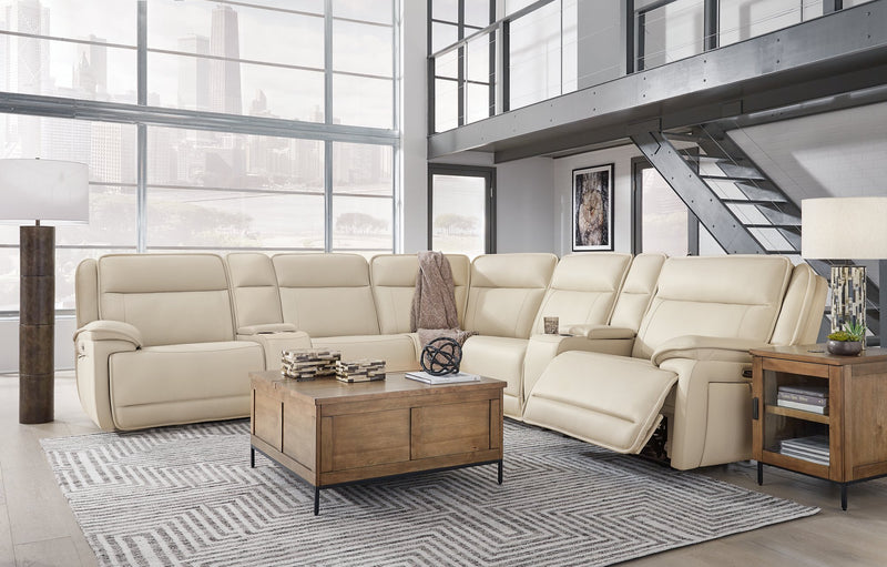 Double Deal Reclining Sectional with 2 Consoles - Furniture Now (CA)