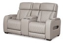 Boyington Power Reclining Loveseat with Console - Furniture Now (CA)