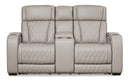 Boyington Power Reclining Loveseat with Console - Furniture Now (CA)