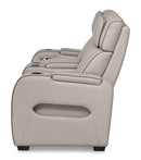 Boyington Power Reclining Loveseat with Console - Furniture Now (CA)