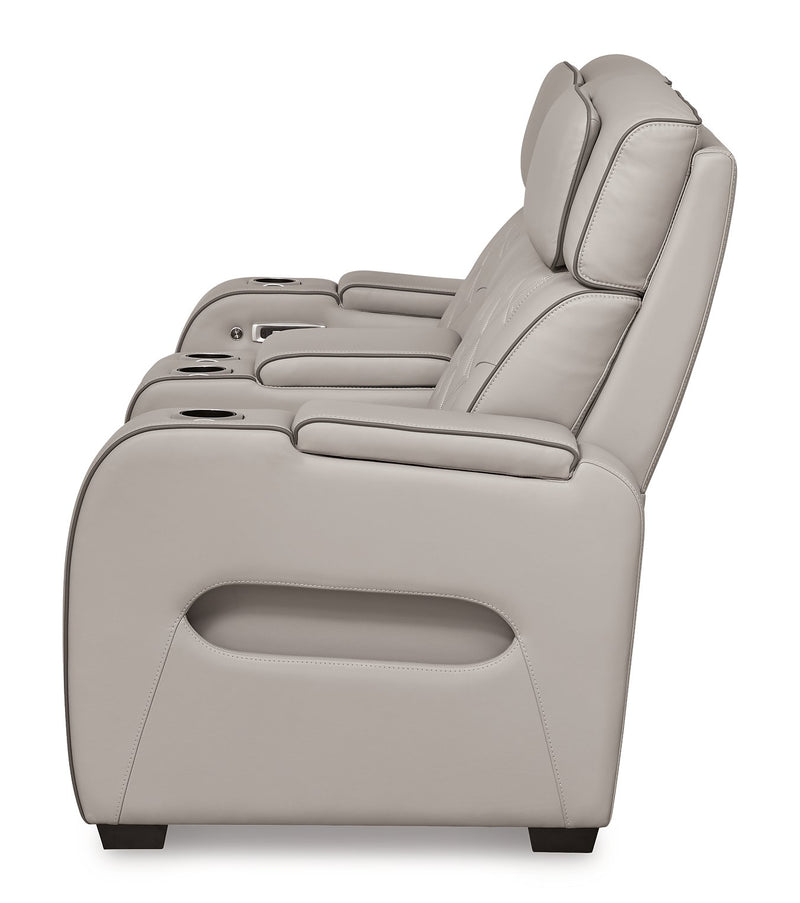 Boyington Power Reclining Loveseat with Console - Furniture Now (CA)