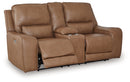 DeepWakes Power Reclining Loveseat with Console - Furniture Now (CA)