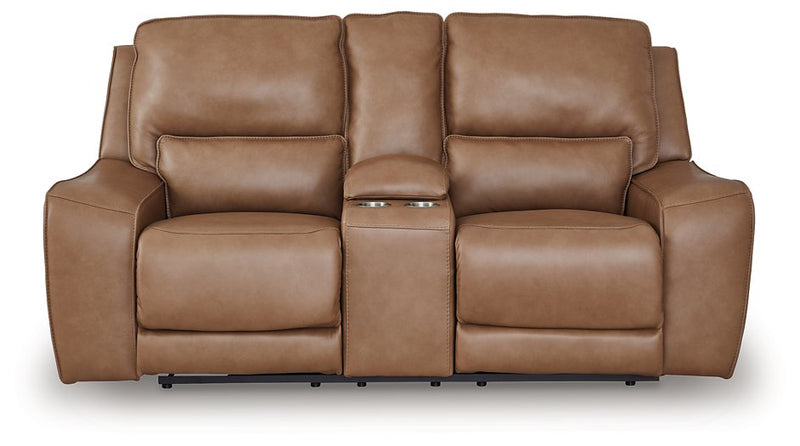 DeepWakes Power Reclining Loveseat with Console - Furniture Now (CA)