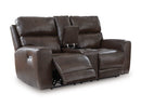Crossplex Power Reclining Loveseat with Console - Furniture Now (CA)