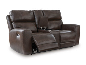 Crossplex Power Reclining Loveseat with Console - Furniture Now (CA)