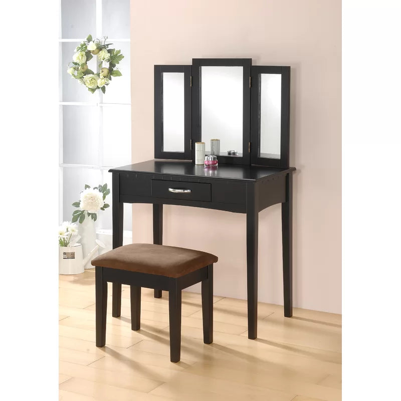 Potterville Espresso Vanity Table