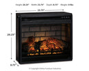 Entertainment Accessories Electric Infrared Fireplace Insert - Furniture Now (CA)