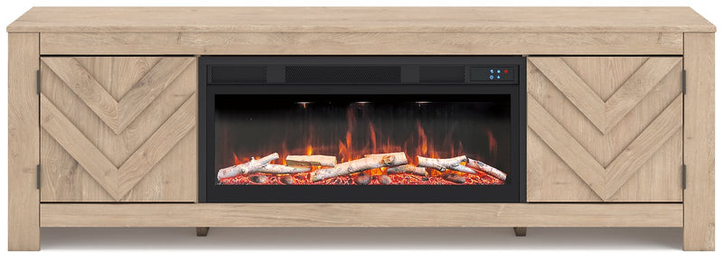 Cayboni 71" TV Stand with Electric Fireplace - Furniture Now (CA)