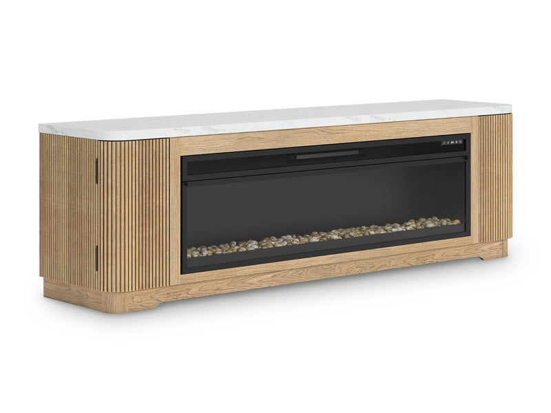 Camdill 80" TV Stand with Electric Fireplace - Furniture Now (CA)