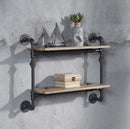 Wall Rack w/2 Shelves