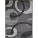 Blitar Brown Black, Brown Cream, & Gray 5' X 7' Area Rug