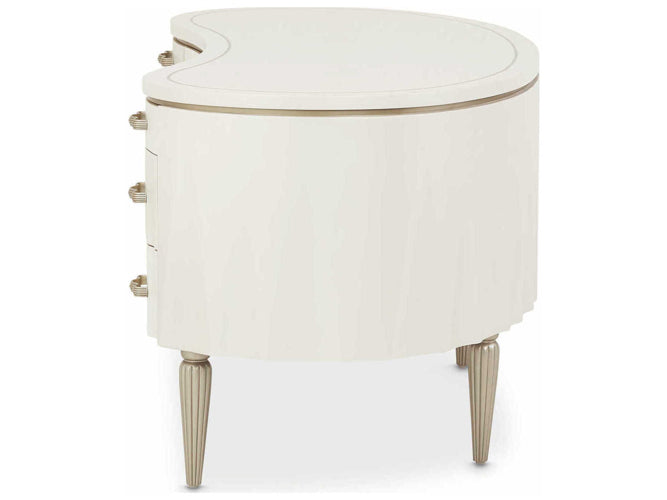 AICO Furniture London Place Desk in Creamy Pearl - Furniture Now (CA)