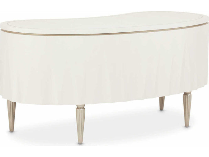 AICO Furniture London Place Desk in Creamy Pearl - Furniture Now (CA)