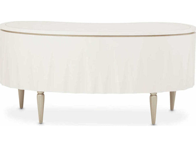 AICO Furniture London Place Desk in Creamy Pearl - Furniture Now (CA)