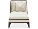 AICO Paris Chic Armless Chaise Cremini in Espresso - Furniture Now (CA)