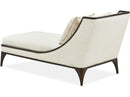 AICO Paris Chic Armless Chaise Cremini in Espresso - Furniture Now (CA)