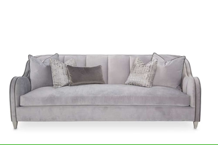 AICO Furniture Roxbury Park Sofa in Slate - Furniture Now (CA)