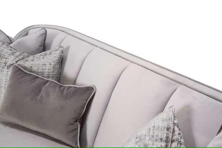 AICO Furniture Roxbury Park Sofa in Slate - Furniture Now (CA)