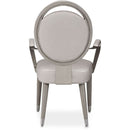 AICO Eclipse Arm Chair (Set of 2) in Moonlight - Furniture Now (CA)