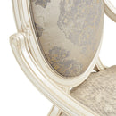 AICO Lavelle Oval Back Wood Chair Mystic in Classic Pearl - Furniture Now (CA)