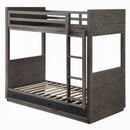 Estevon Twin-Twin Bunk Bed With Storage - Furniture Now (CA)