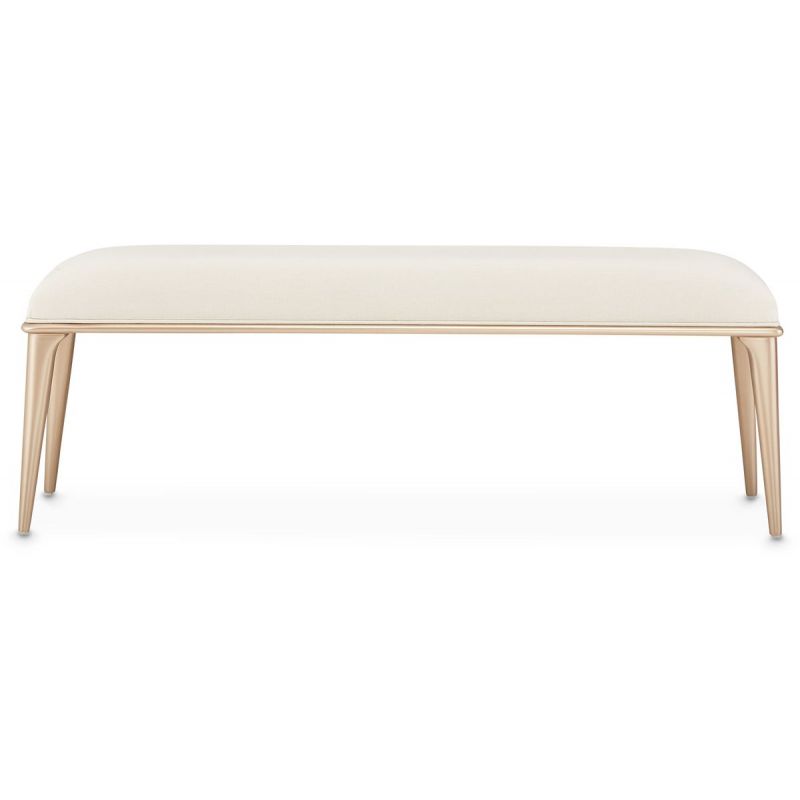 AICO La Rachelle Bed Bench in Medium Champagne image