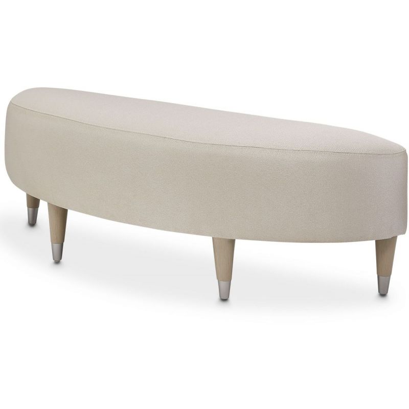 AICO Eclipse Bed Bench in Moonlight - Furniture Now (CA)