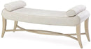 AICO Malibu Crest Bed Bench in Chardonnay - Furniture Now (CA)