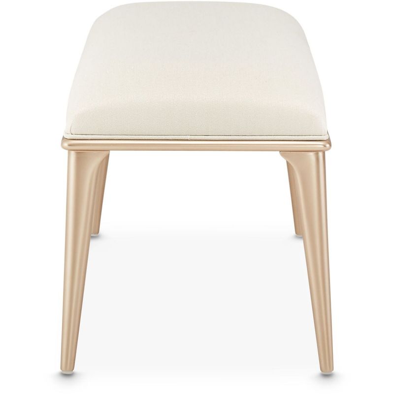 AICO La Rachelle Bed Bench in Medium Champagne - Furniture Now (CA)
