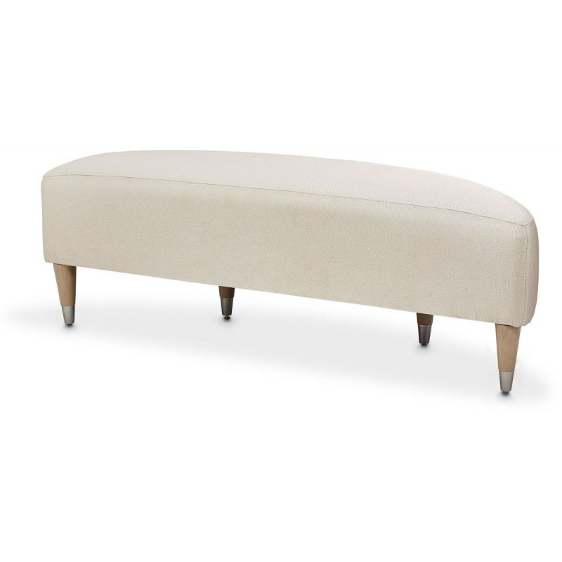 AICO Eclipse Bed Bench in Moonlight - Furniture Now (CA)