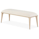 AICO La Rachelle Bed Bench in Medium Champagne - Furniture Now (CA)