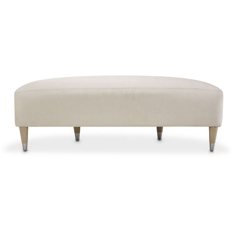 AICO Eclipse Bed Bench in Moonlight - Furniture Now (CA)