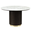 Round Dining Table w/Marble